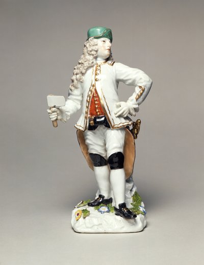 Augustus II de Sterke (1670-1733), als Commandant van het Korps van Saksische Zilvermijnwerkers, porselein, gemodelleerd door Johann Joachim Kandler (1706-75), Meissen, ca. 1750 door Johann Joachim Kaendler